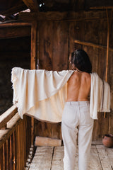 Assam Field Scarf 50% cashmere / 50% silk