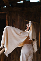 Assam Field Scarf 50% cashmere / 50% silk