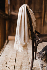 Assam Field Throw, 50% cashmere / 50% silk