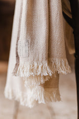 Assam Field Throw, 50% cashmere / 50% silk