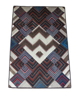 'Dze Stone Design with Garuda Beak', Tibetan Wall-Hanging Art