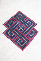 'Endless Knot with White Chuba', Tibetan Wall-hanging Art