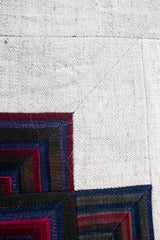 'Endless Knot with White Chuba', Tibetan Wall-hanging Art