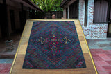 'Lotus Frame, Phurba & Dorje', Tibetan Wall Hanging Art