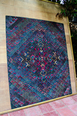'Lotus Frame, Phurba & Dorje', Tibetan Wall Hanging Art