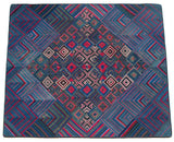 'Dze Stone Design with Lotus Pond', Tibetan Wall-Hanging Art