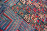 'Dze Stone Design with Lotus Pond', Tibetan Wall-Hanging Art