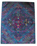 'Lotus Frame, Phurba & Dorje', Tibetan Wall Hanging Art