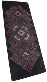 'Abstract Mandala with Lotus, Vajra & Jewels', Tibetan Wall-Hanging Art