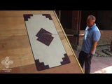 'Endless Knot with White Chuba', Tibetan Wall-hanging Art