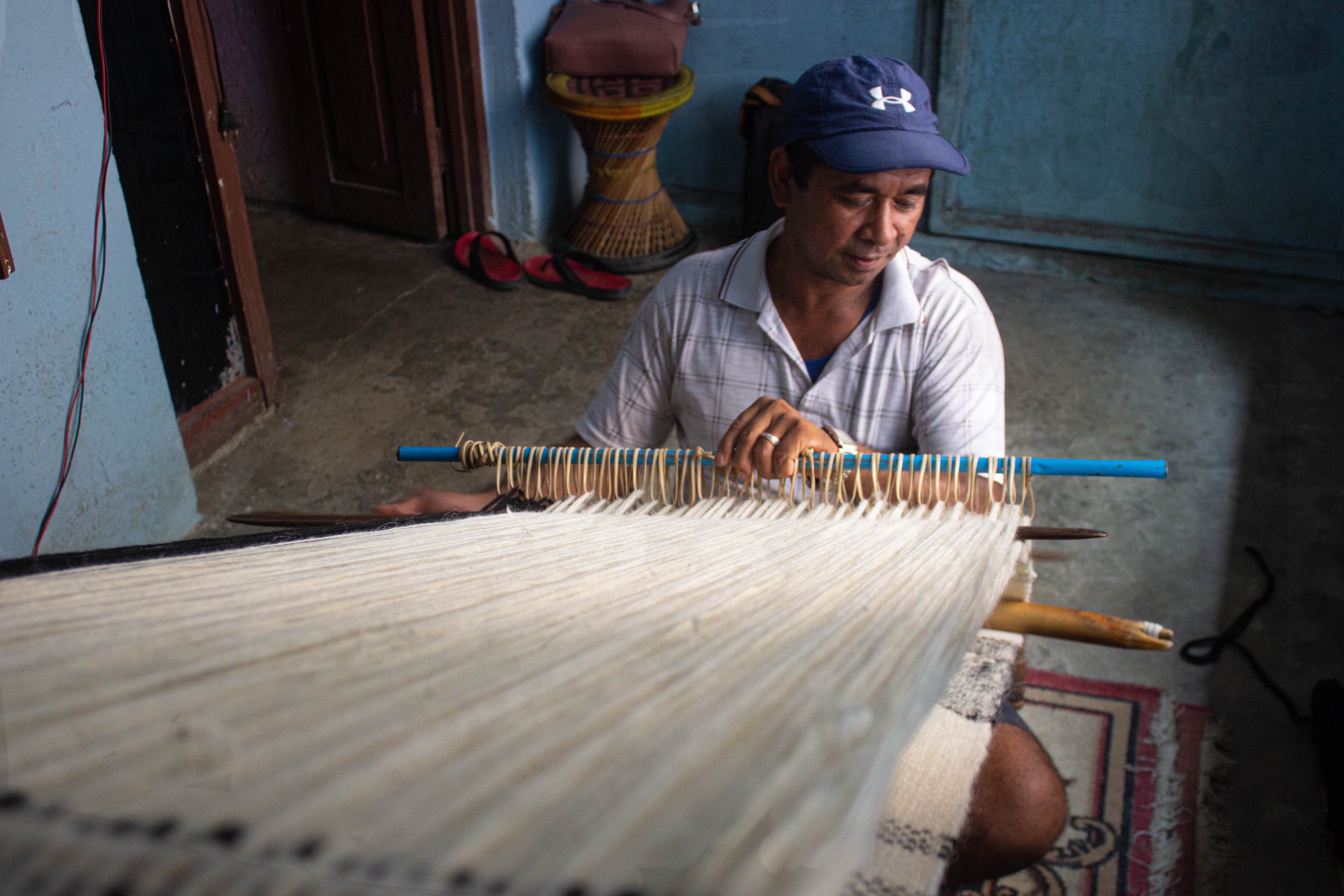 Creating the Radhi Rug – Himalayan Hermitage